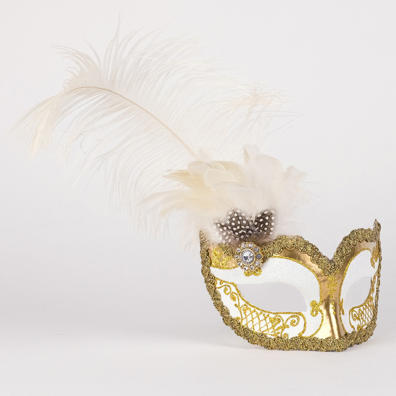 Can Can - Gold & White