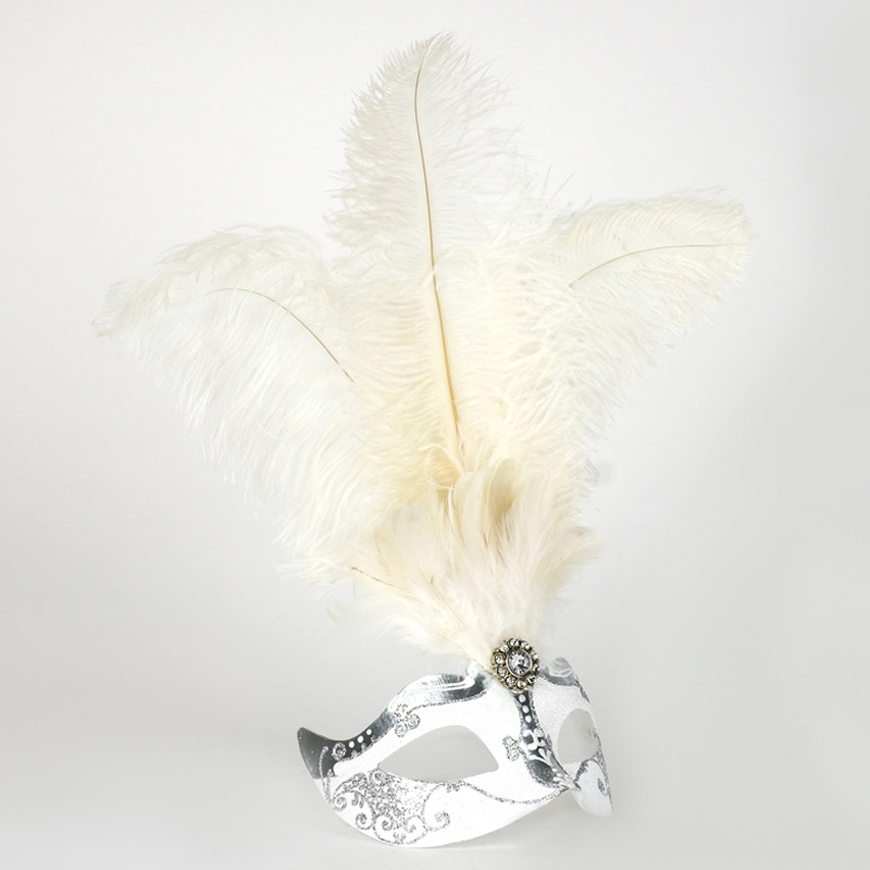 Piume Stella - Silver & White