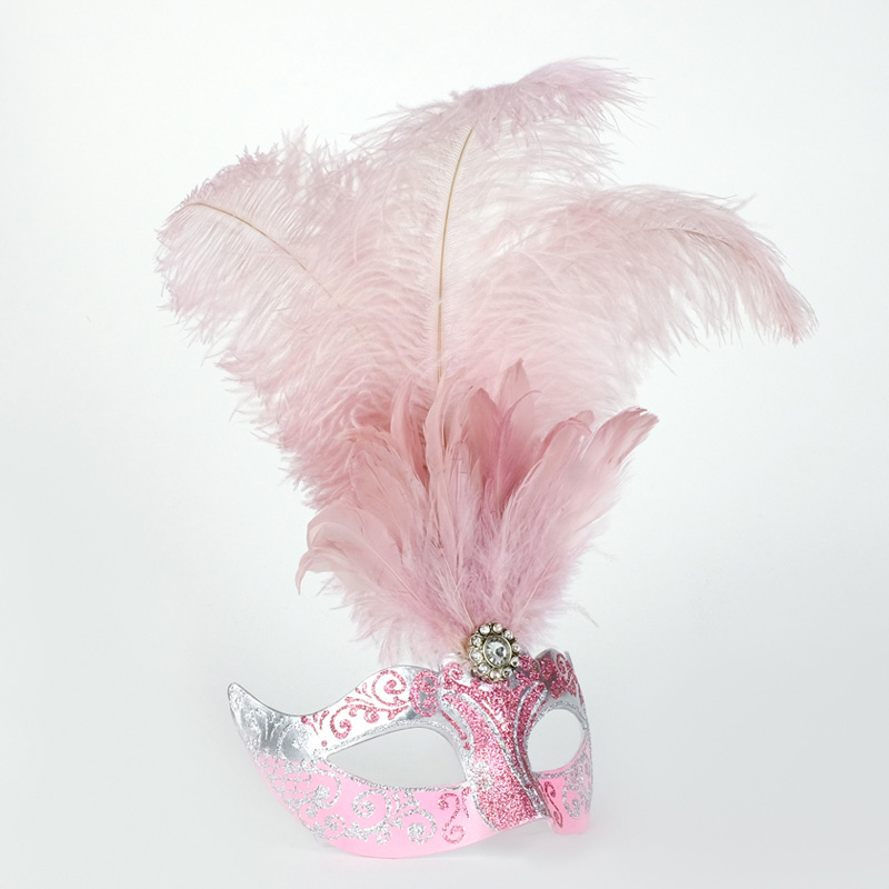 Piume Stella - Silver & Pink