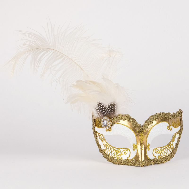 Can Can - Gold & White