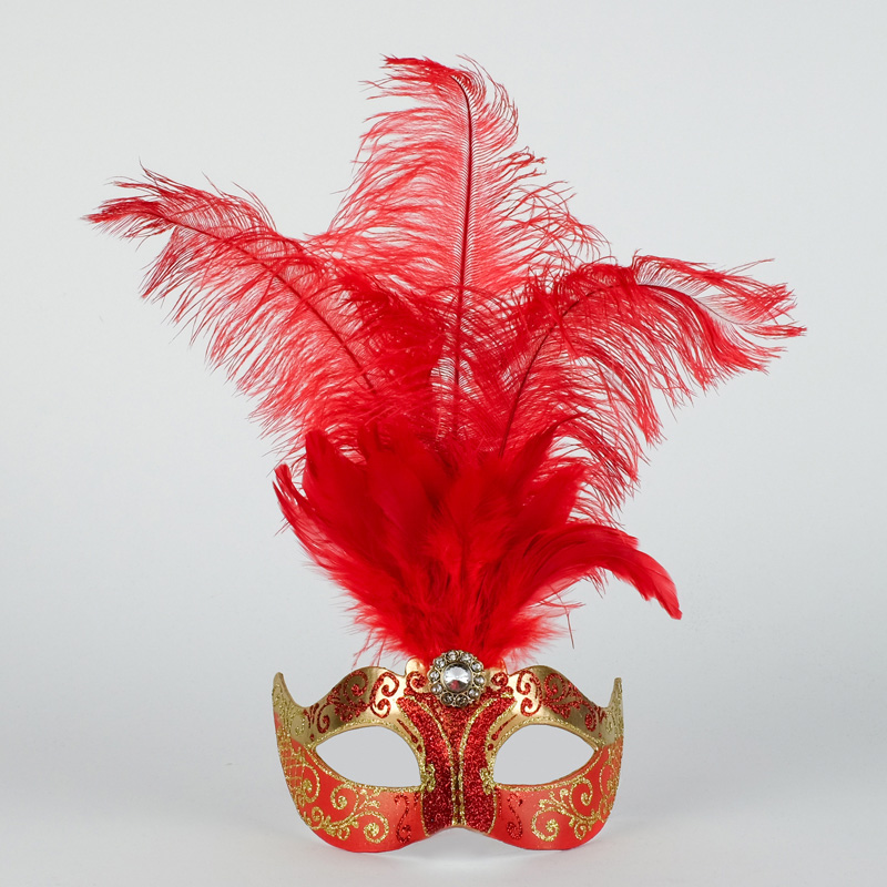 Piume Stella - Gold & Red