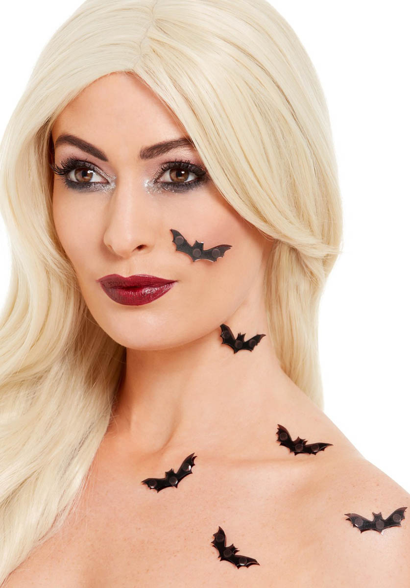 Make-Up FX, 3D Bat Stickers - Black