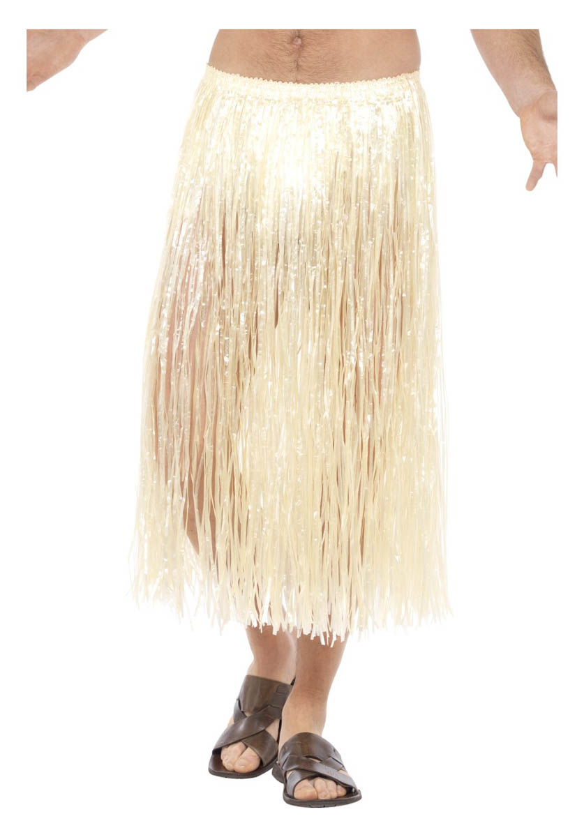 Hawaiian Hula Skirt, with Velcro Fastening, Natura