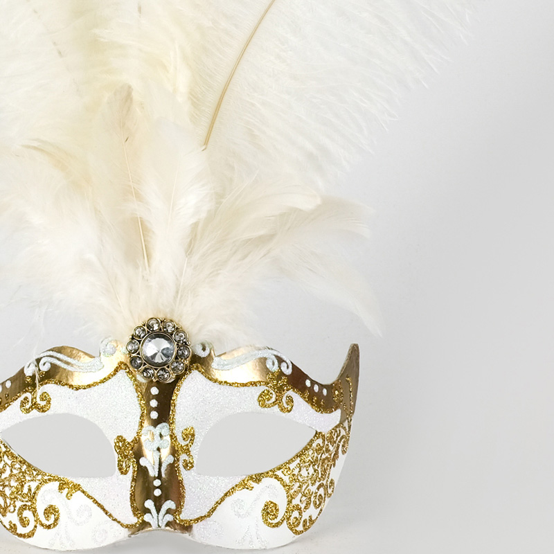 Piume Stella - Gold & White